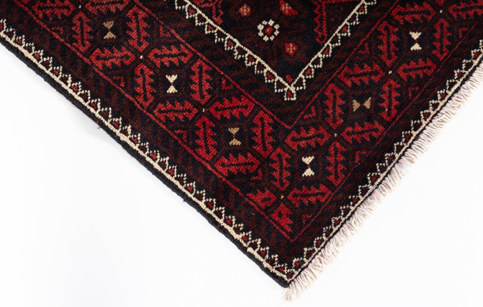 New Persian Balouch Rug <br> 3' 10 x 9' 5