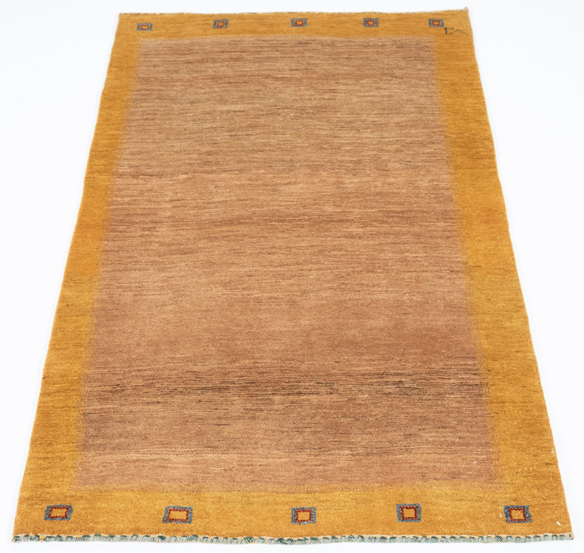 New Persian Gabbeh Rug <br> 3'10 x 6'5