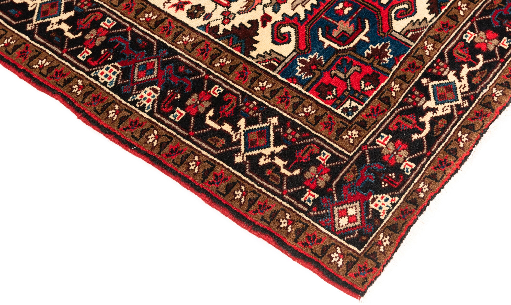 New Persian Heriz Rug <br> 4'11 x 6'7