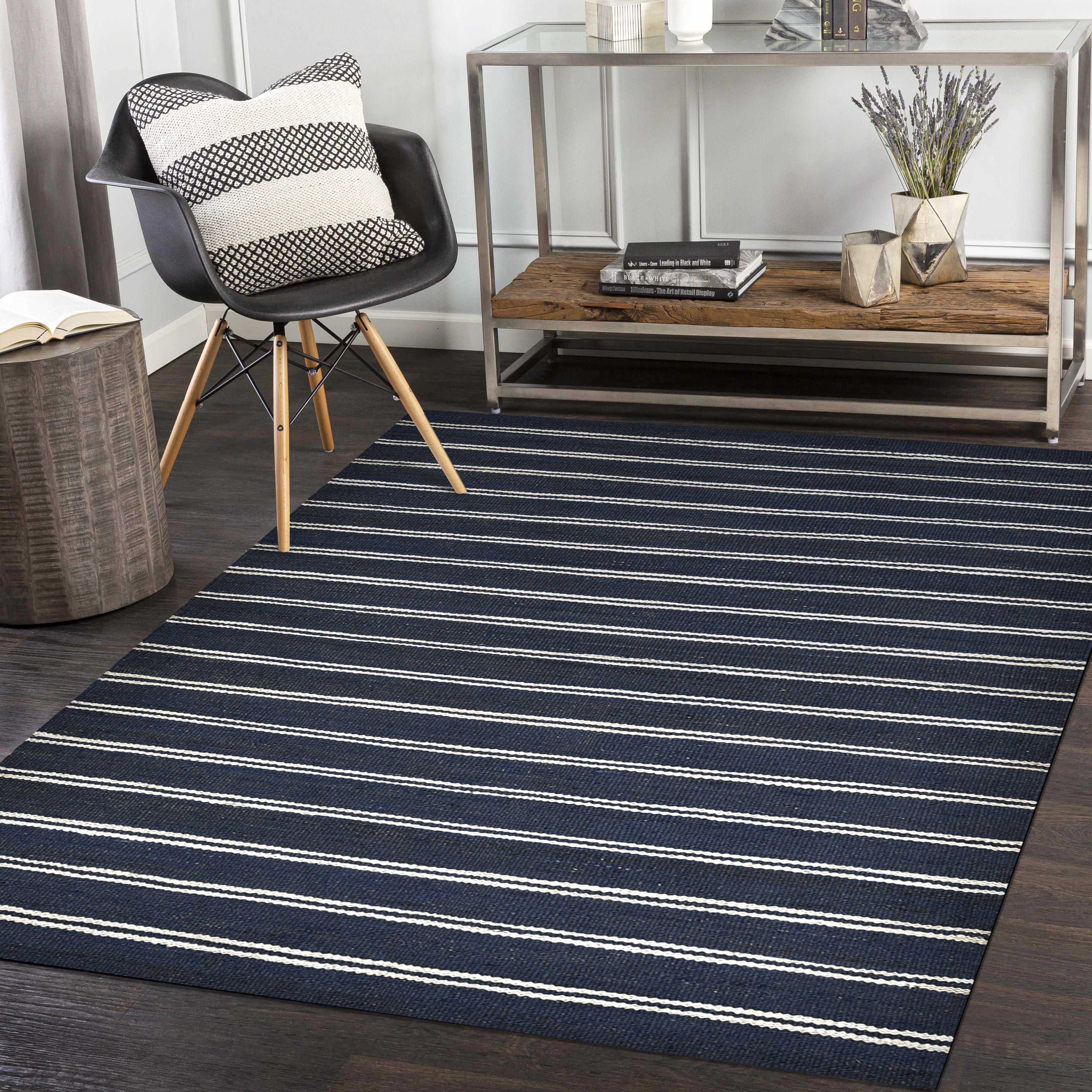 Lilly Hand Woven Contemporary Transitional Jute Area Rug