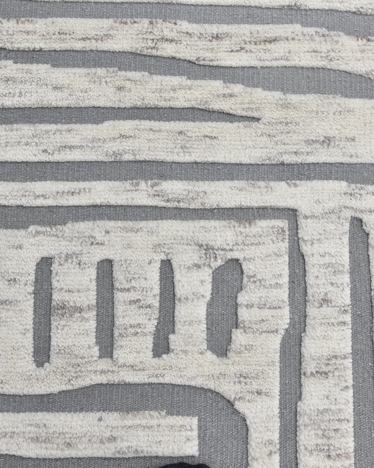 Hailey Hand Knotted Contemporary Modern Area Rug