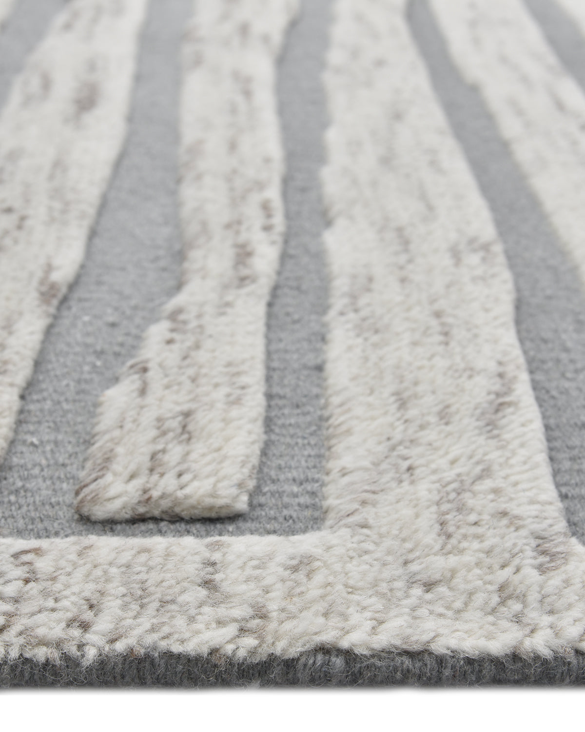 Hailey Hand Knotted Contemporary Modern Area Rug