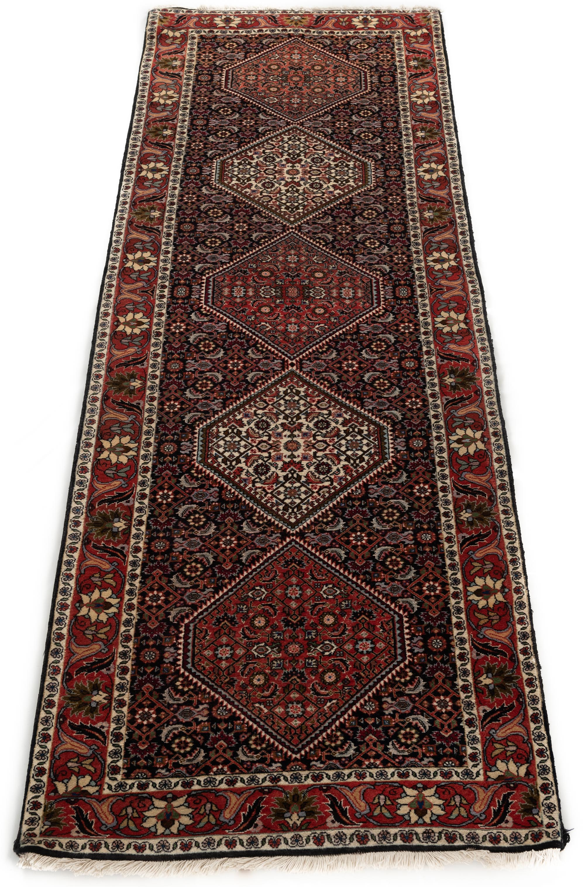Semi-Antique Bidjar Rug <br> 2'10 x 8'6