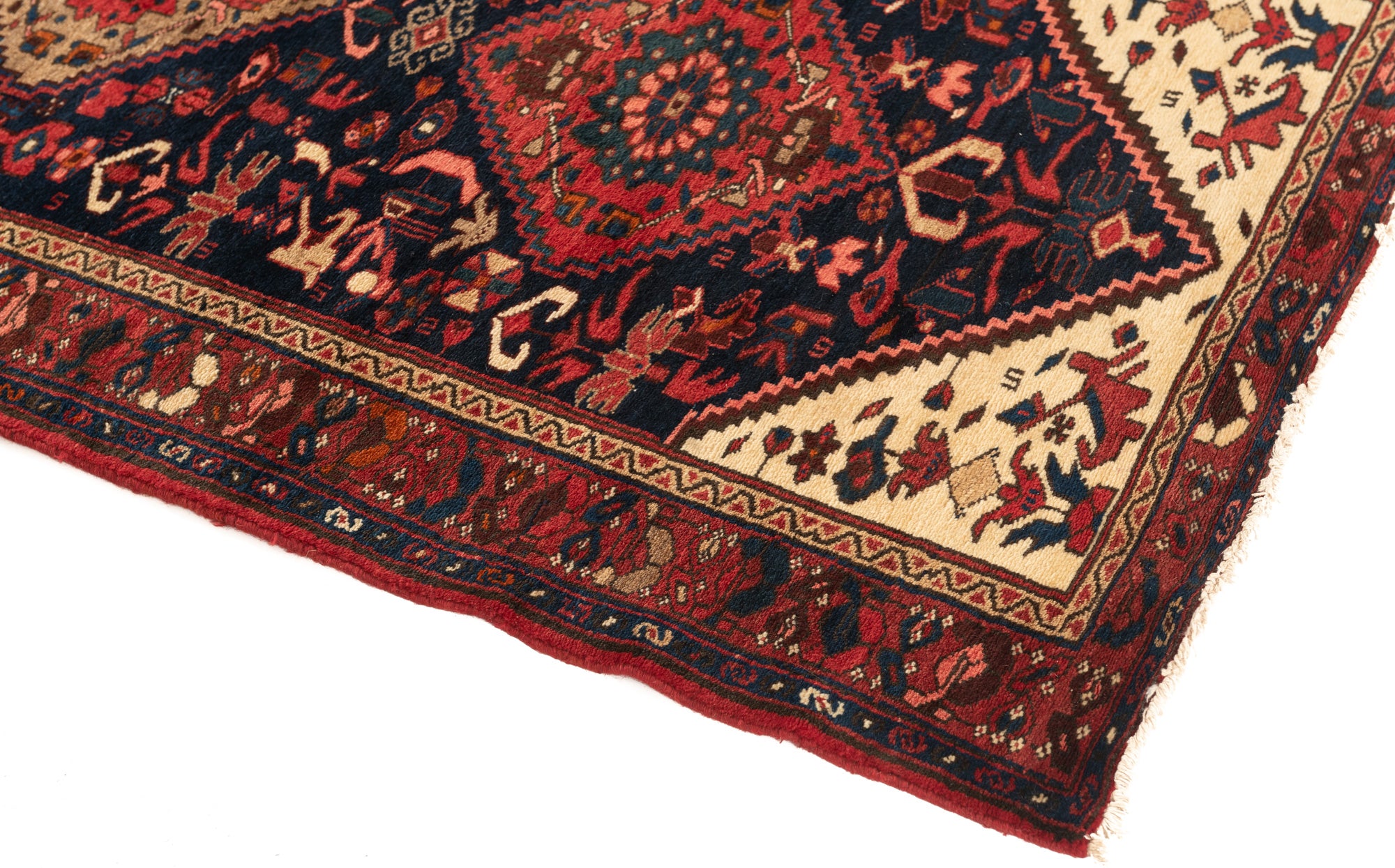 Semi-Antique Hamadan Rug <br> 3'6 x 13'5