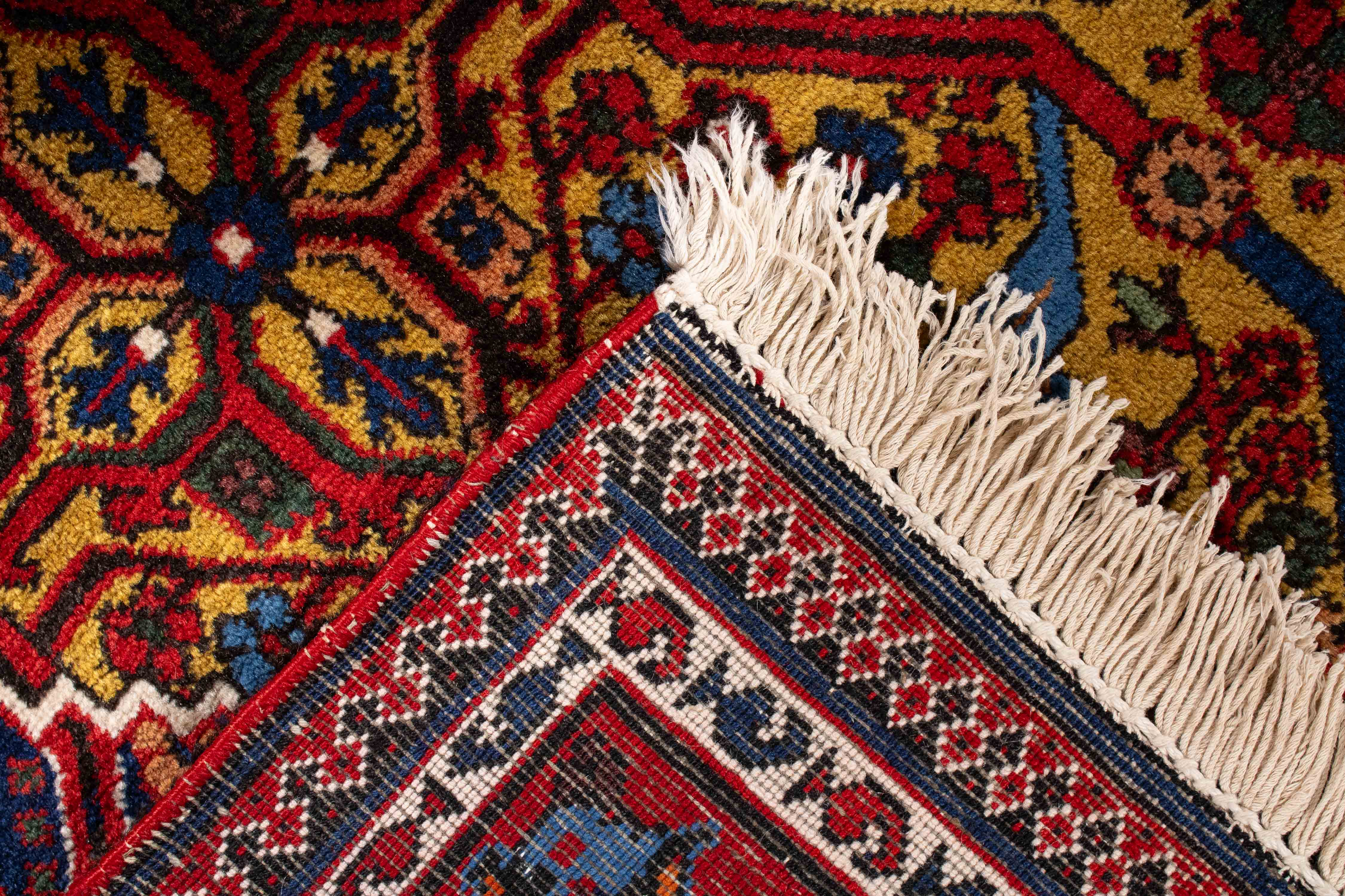 Vintage Persian Joshegan Rug <br> 4'1 x 6'8