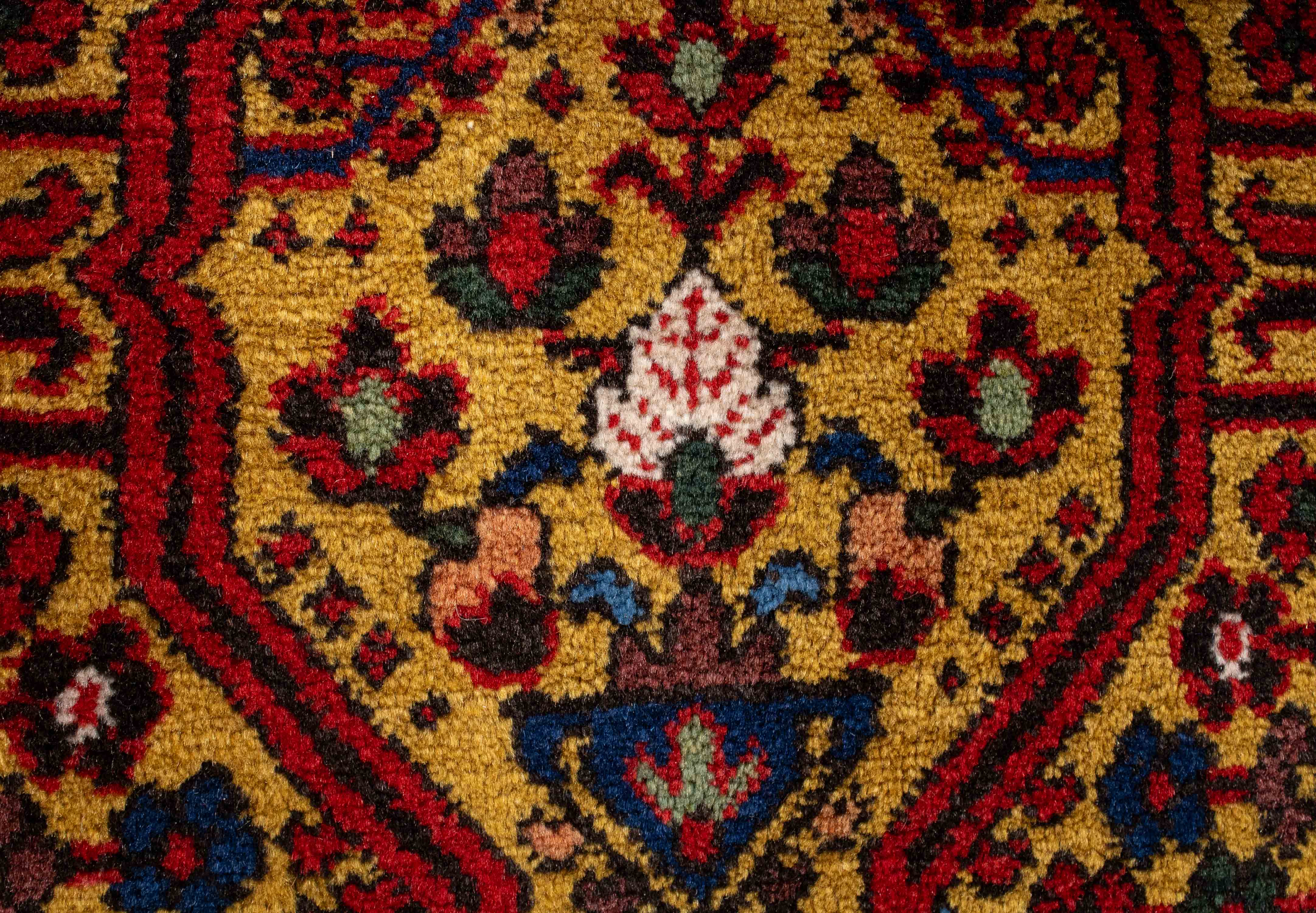 Vintage Persian Joshegan Rug <br> 4'1 x 6'8