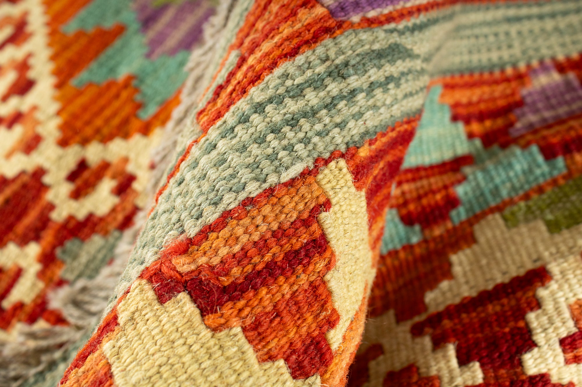 Colorful Pak Kilim  Runner <br> 2'0 x 6'0