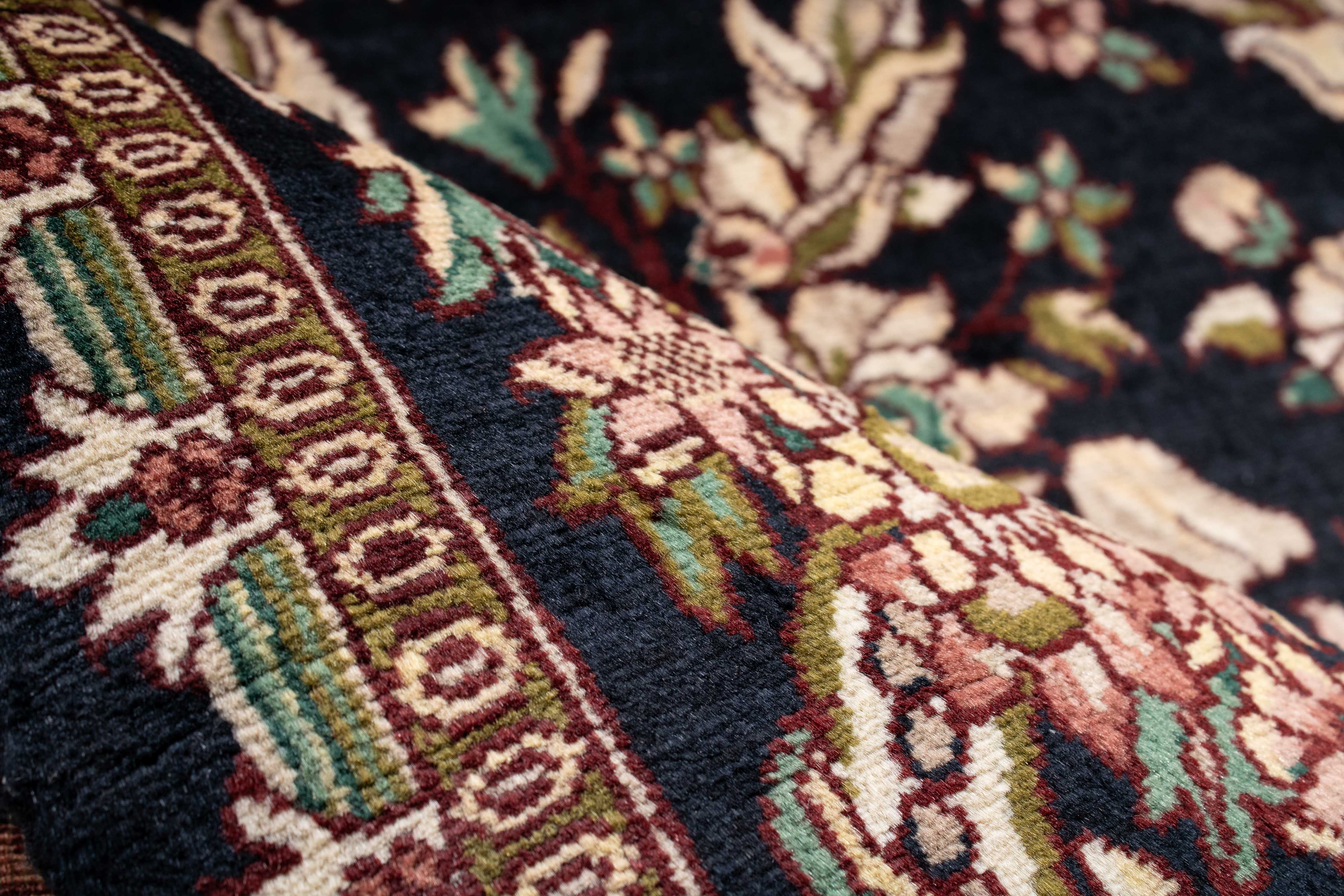 New Pakistan Savonnerie Design Rug <br> 4'6 x 7'1
