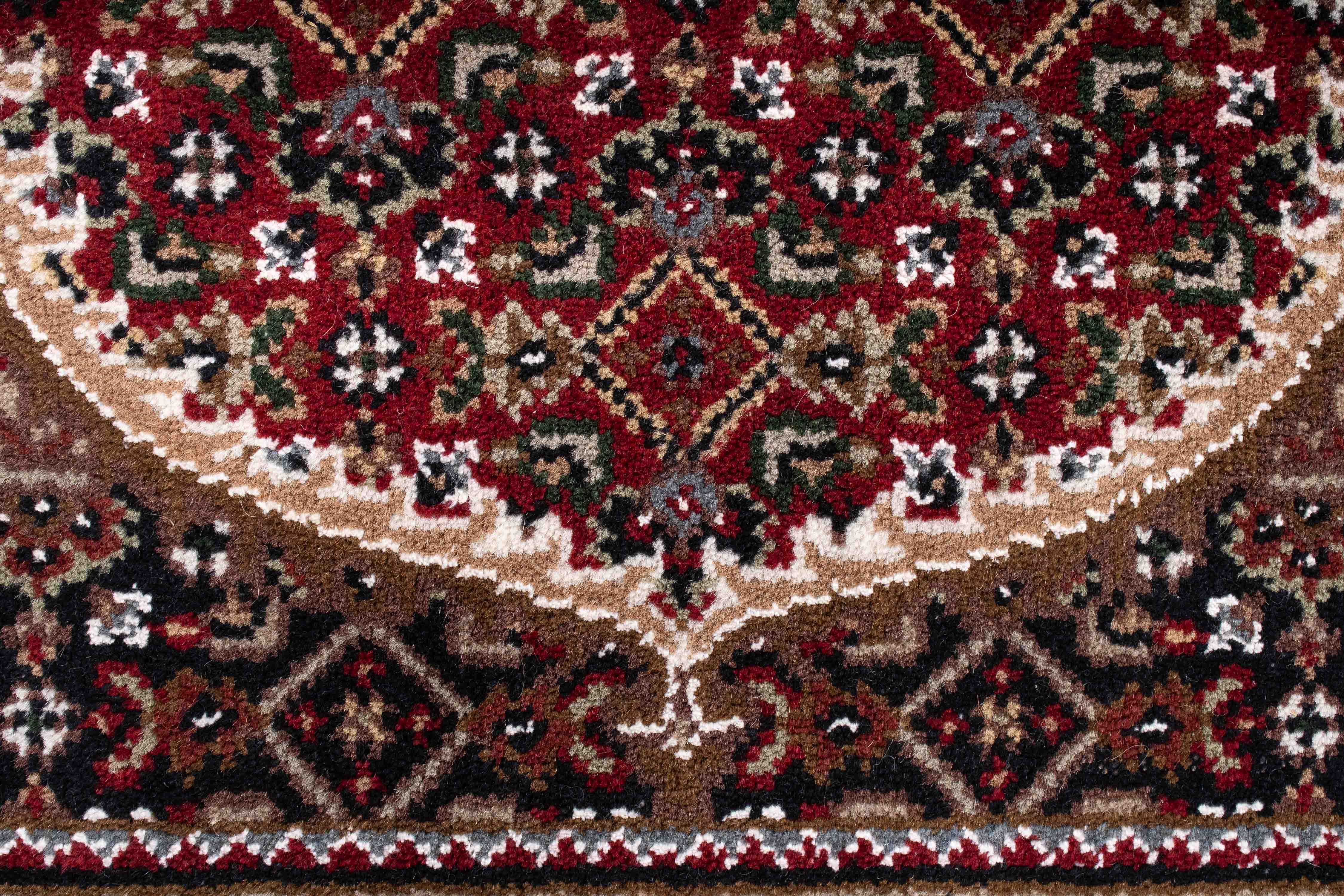 Indian Bidjar Design Rug <br> 5'1 x 7'5