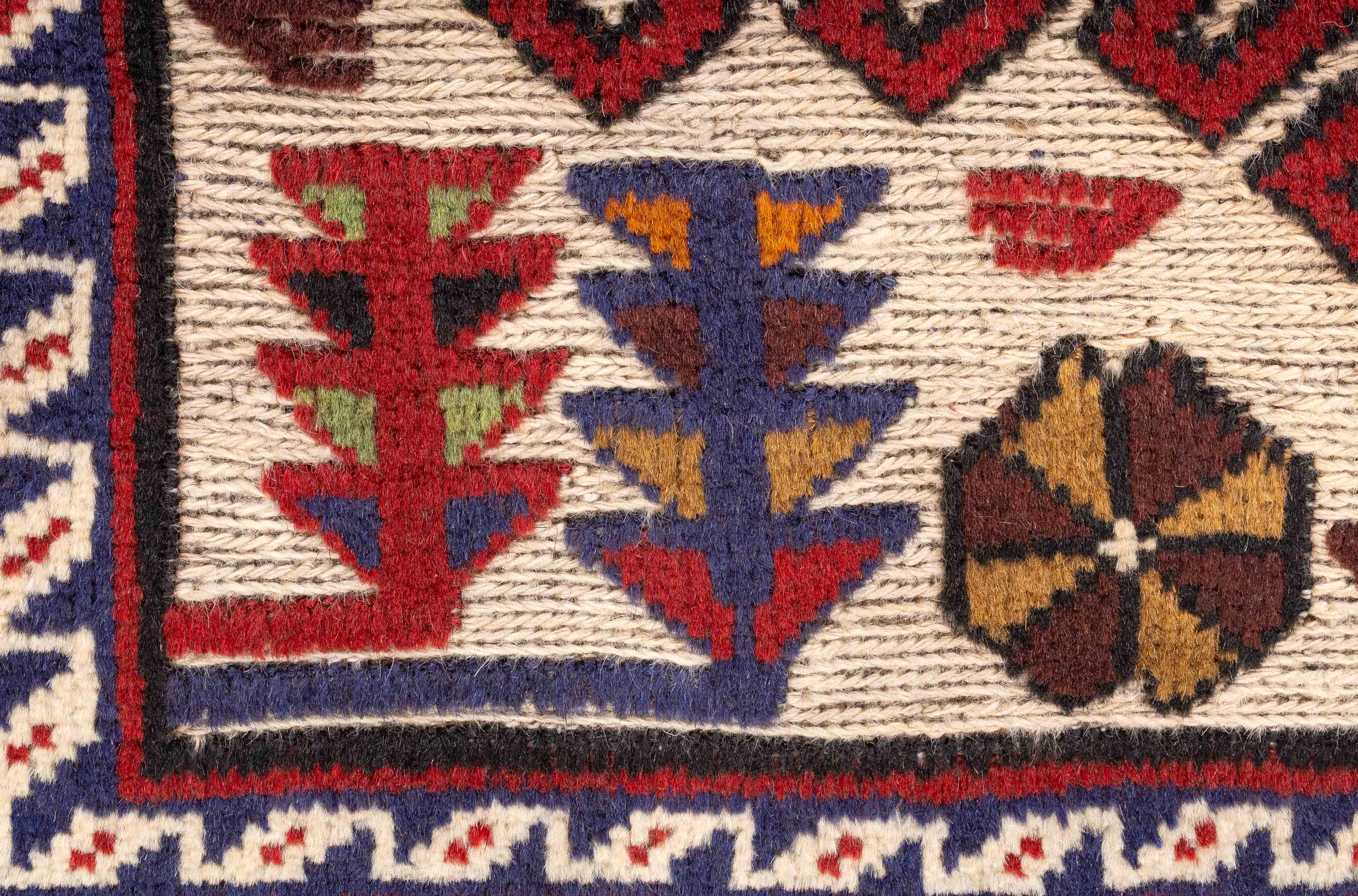 New Pakistan Soumak Rug 4'5 x 6'2