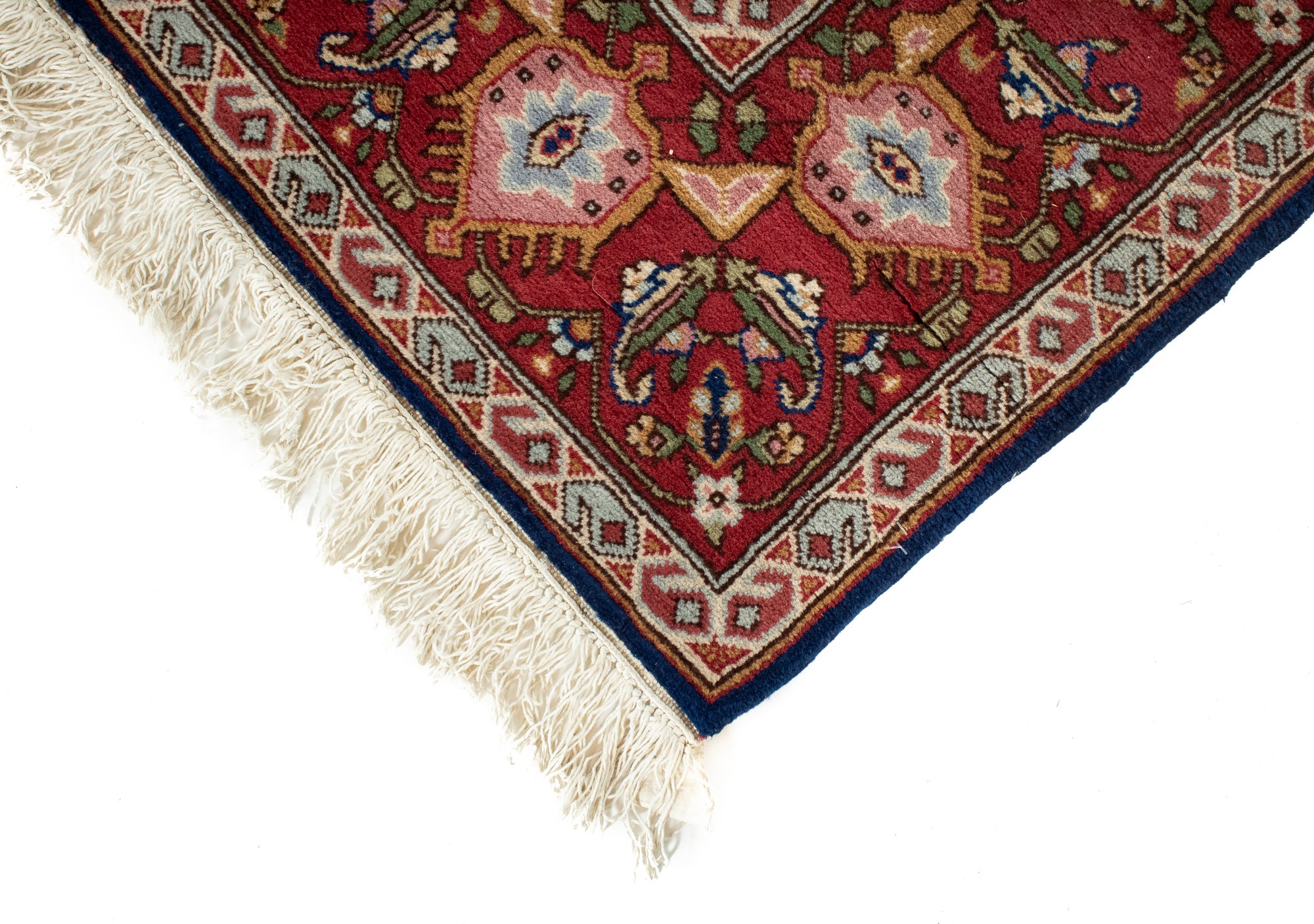 New Romanian Geometric Rom Tabriz Rug <br> 8'0 x 8'0