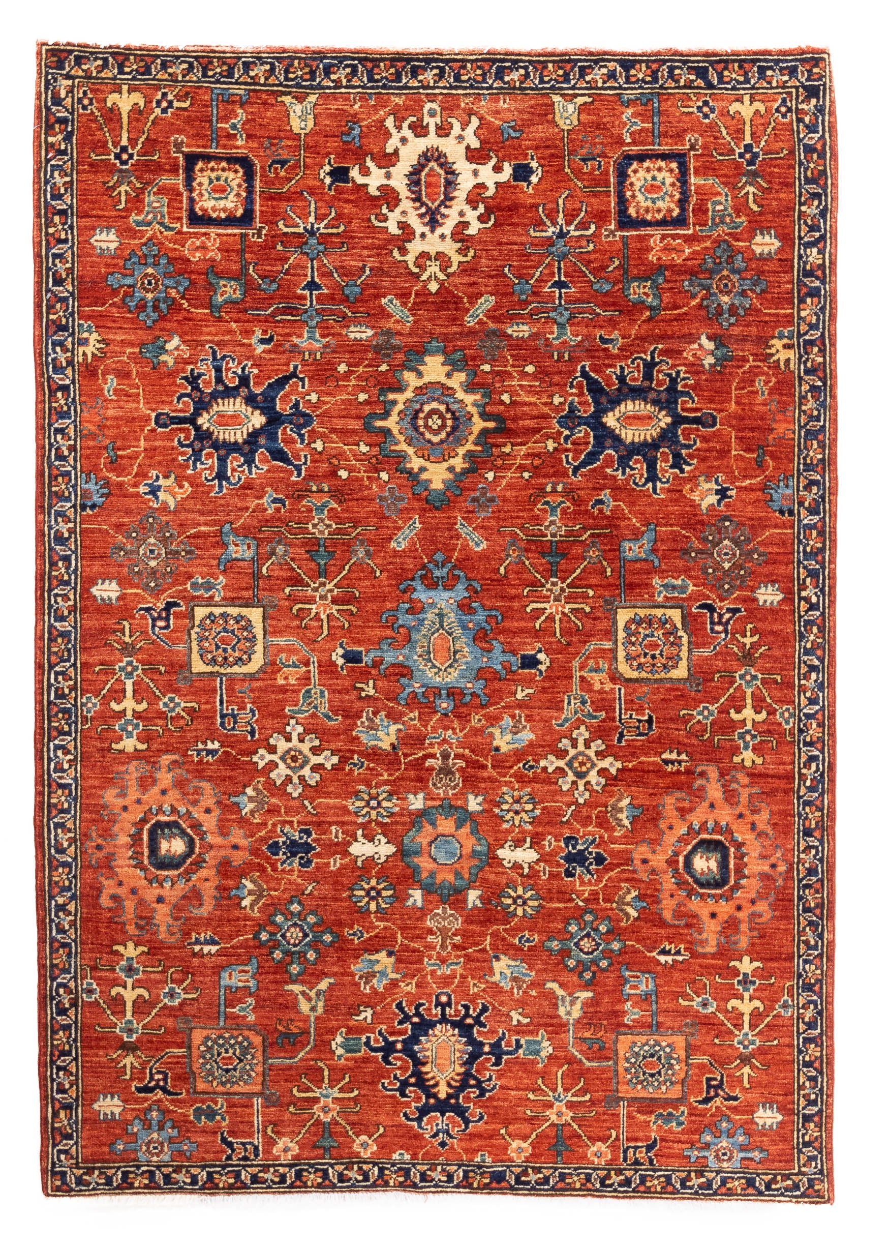 New Pakistan Serapi Rug <br> 4'2 x 5'10